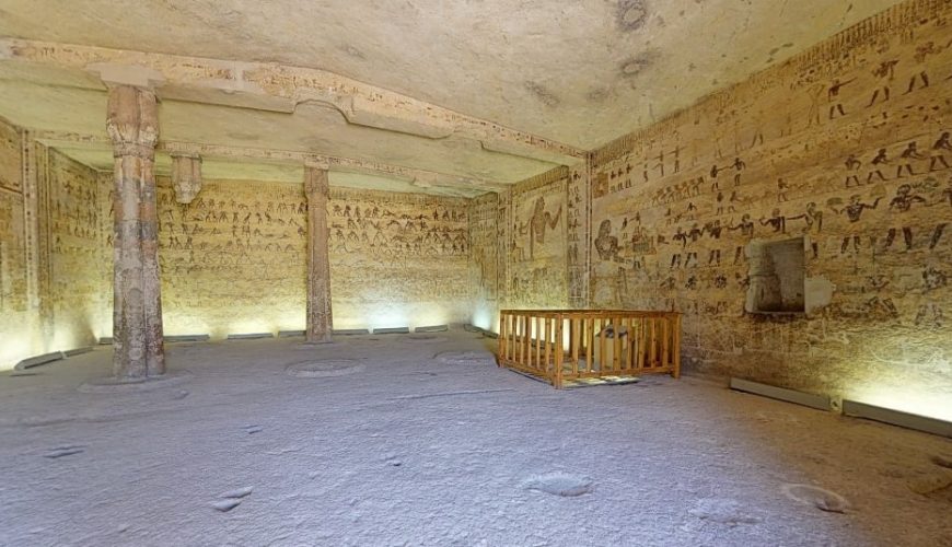 Khiti tomb is one of the tombs of Bani Hassan.